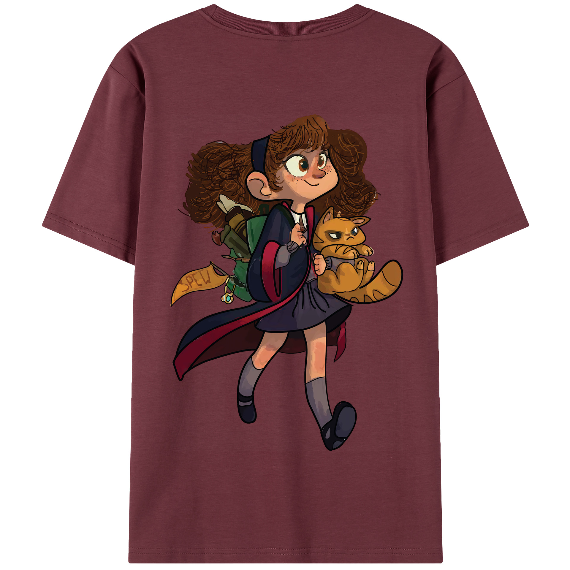（画像用） Harry Potter ハリー・ポッターシリーズ 綿100％半袖Tシャツ（背面プリント）